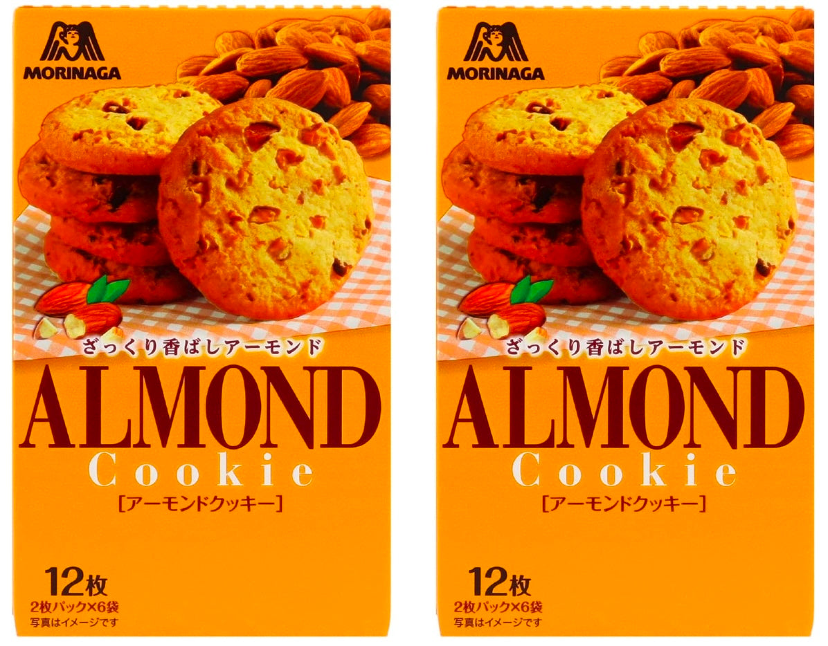 Japanese Almond Cookies Biscuit Candy Sweet Snack Crispy Food Morinaga 130g