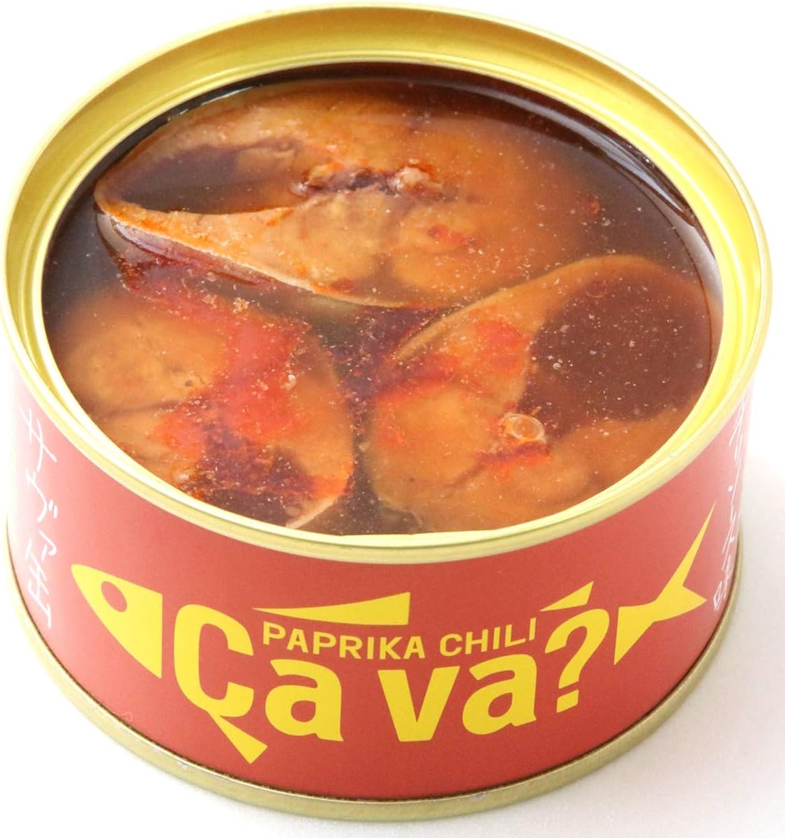 Japanese Canned Food Mackerel Paprika Chili Fish Seafood Prepared Preserved 170g