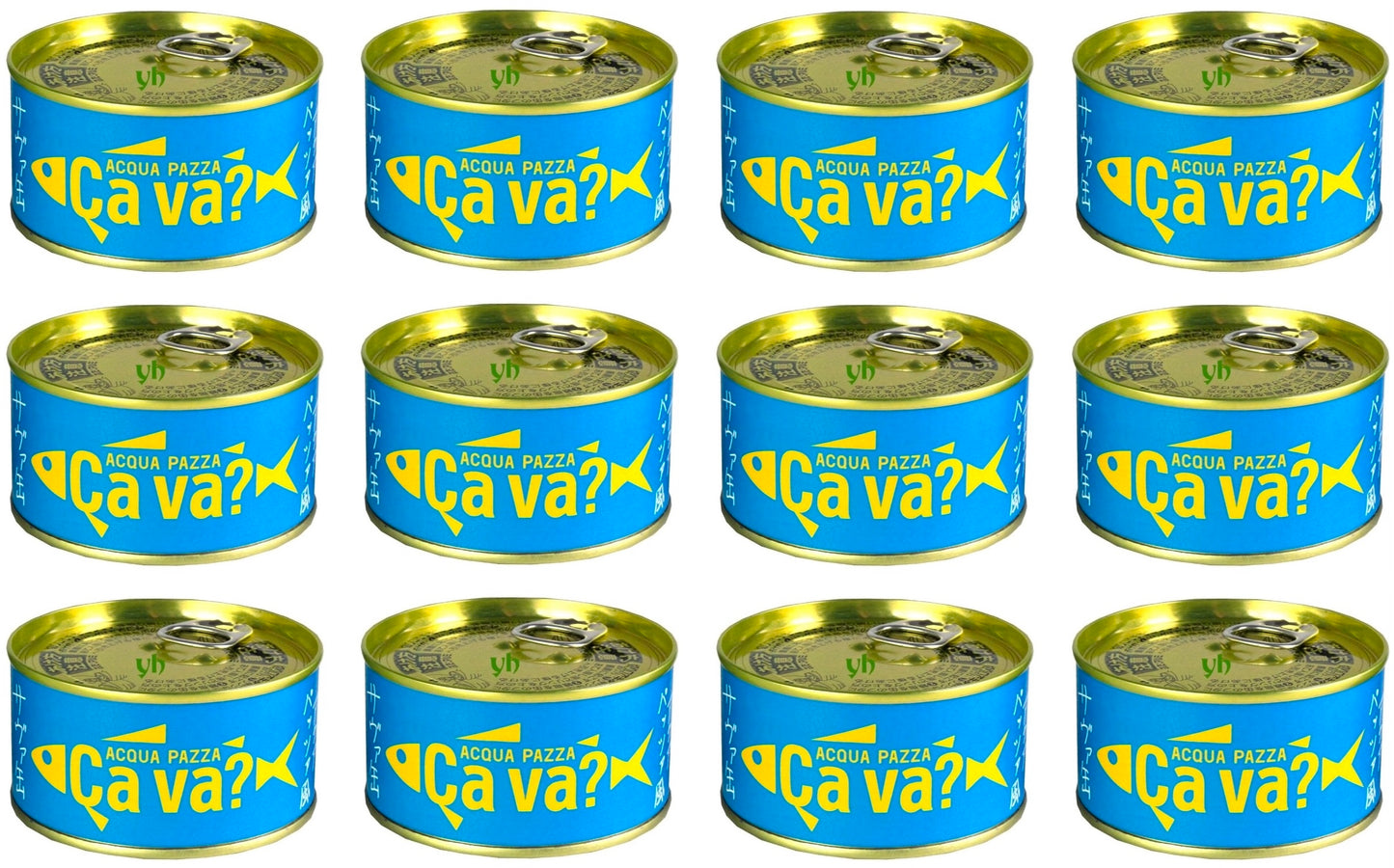 Japanese Canned Food Mackerel Acqua Pazza Fish Seafood Prepared Preserved 170g