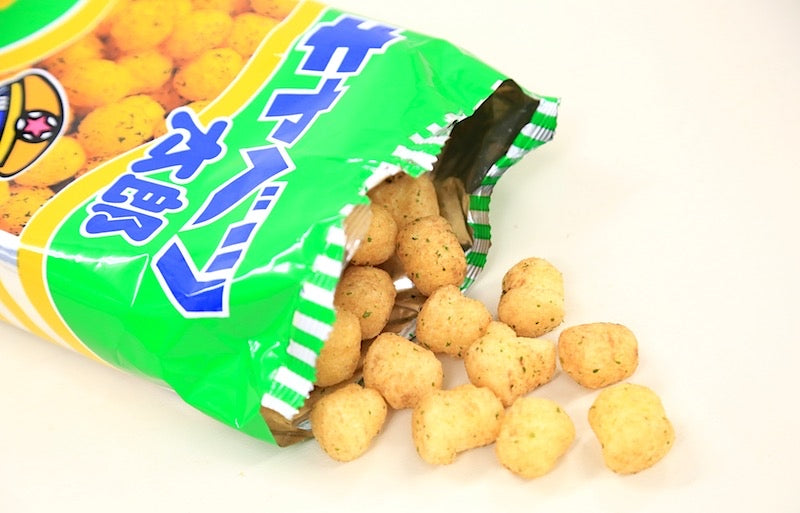 Japan Crispy Snack KYABETSU TARO Seaweed Sauce Flavor Cabbage Puff 90g Dagashi