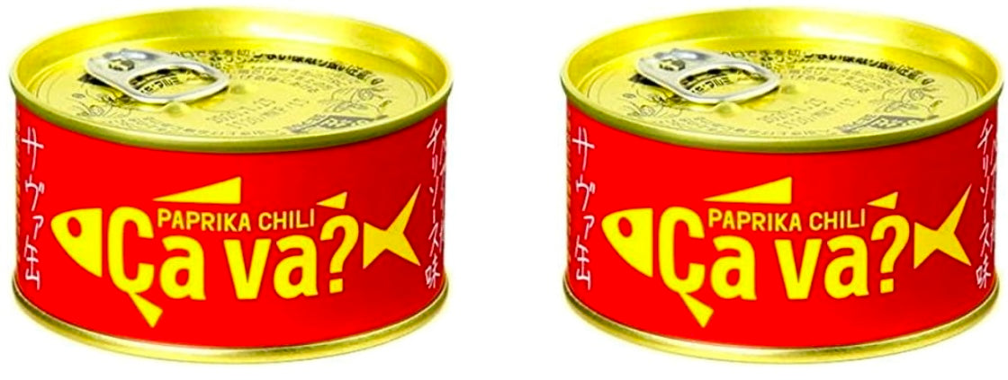 Japanese Canned Food Mackerel Paprika Chili Fish Seafood Prepared Preserved 170g