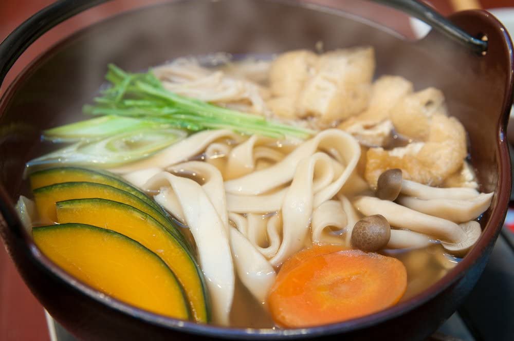 Japanese Noodles HOTO Flat Udon Miso Soup Vegetables Yamanashi Yokouchi 300g