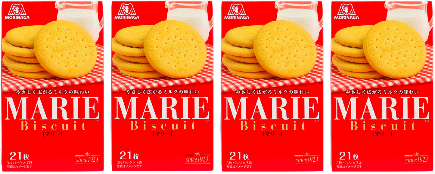 Japanese Biscuit MARIE Milk Snack Candy Sweet Food Crispy Cookies Morinaga 130g