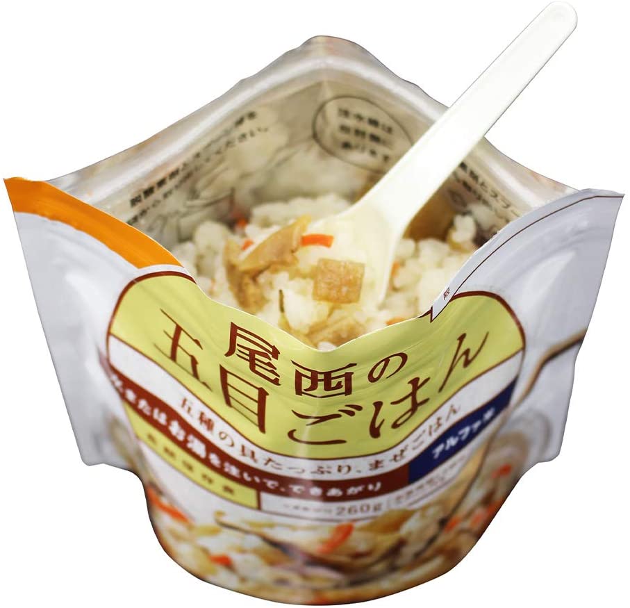 JAPAN Rice Alpha Freeze Dried Instant Food Curry Consommé Pilaf 12 Flavor Onishi Japanese Retort Preserved Matsutake Chicken