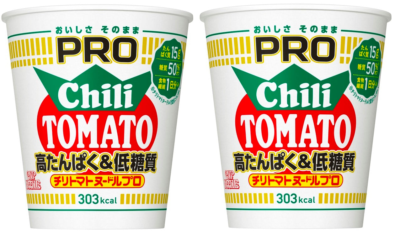 NISSIN CUP NOODLE Ramen Chili Tomato Low Carb Pro Protein Soup Food Japan 79g