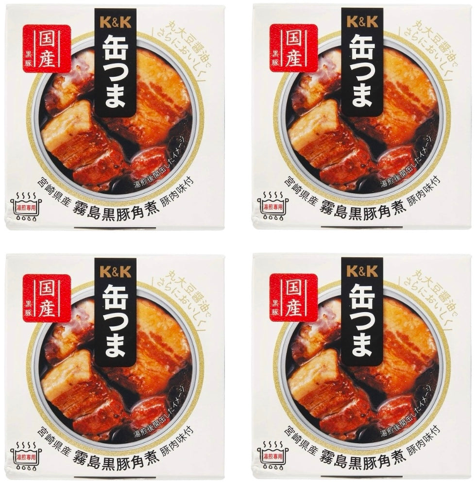 Japanese Canned Food Pork KANTSUMA Stewed Soy Sauce KAKUNI Preserved Snack 150g