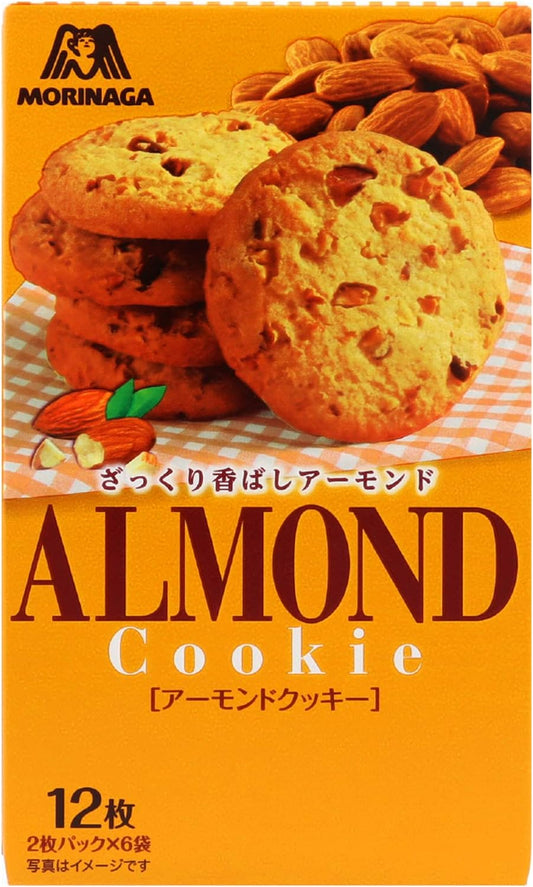 Japanese Almond Cookies Biscuit Candy Sweet Snack Crispy Food Morinaga 130g