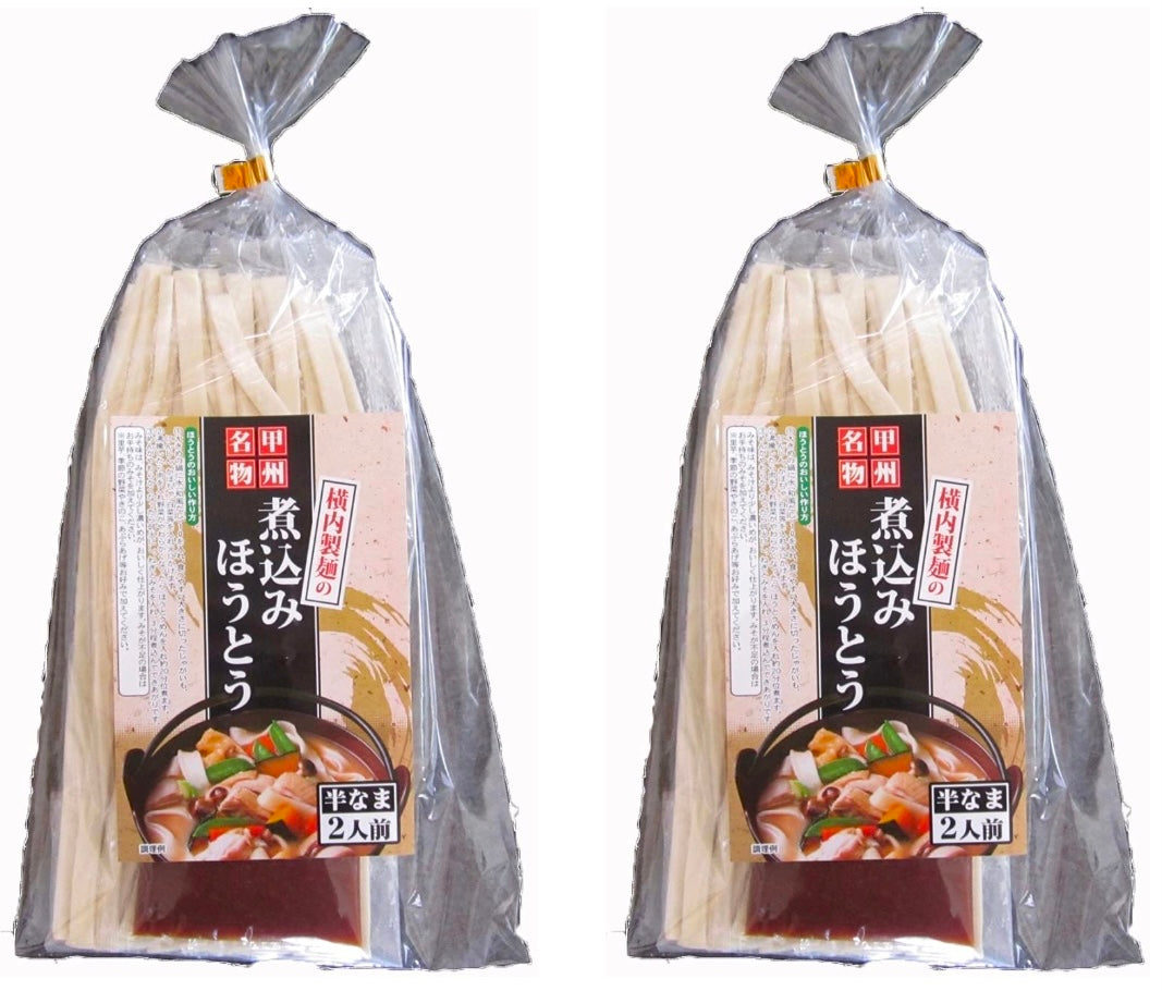 Japanese Noodles HOTO Flat Udon Miso Soup Vegetables Yamanashi Yokouchi 300g