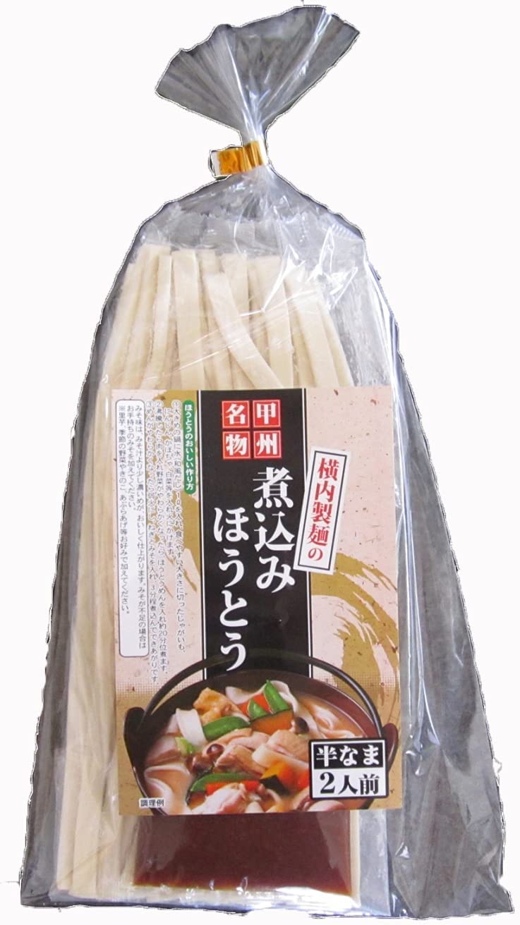 Japanese Noodles HOTO Flat Udon Miso Soup Vegetables Yamanashi Yokouchi 300g