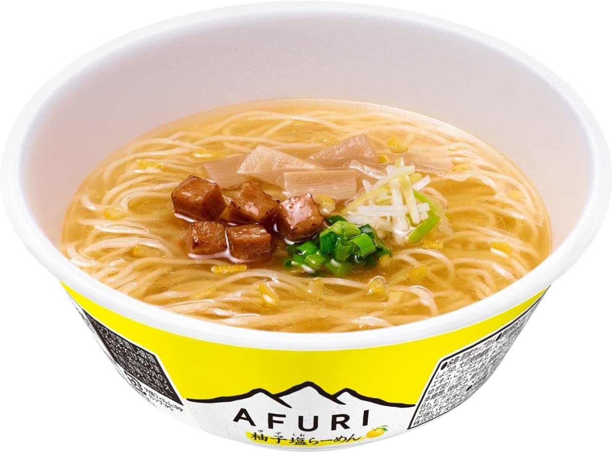 NISSIN Noodle Ramen TOKYO AFURI Yuzu Shio Citrus Salt Soup Instant Cup Japan 93g