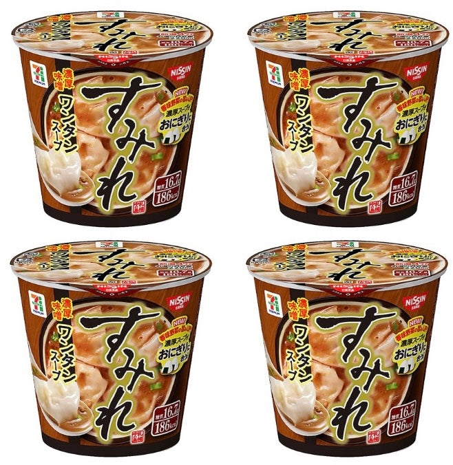 NISSIN Soup SUMIRE Wonton Miso Garlic Onion Ramen Cup Instant Food Japanese 46g