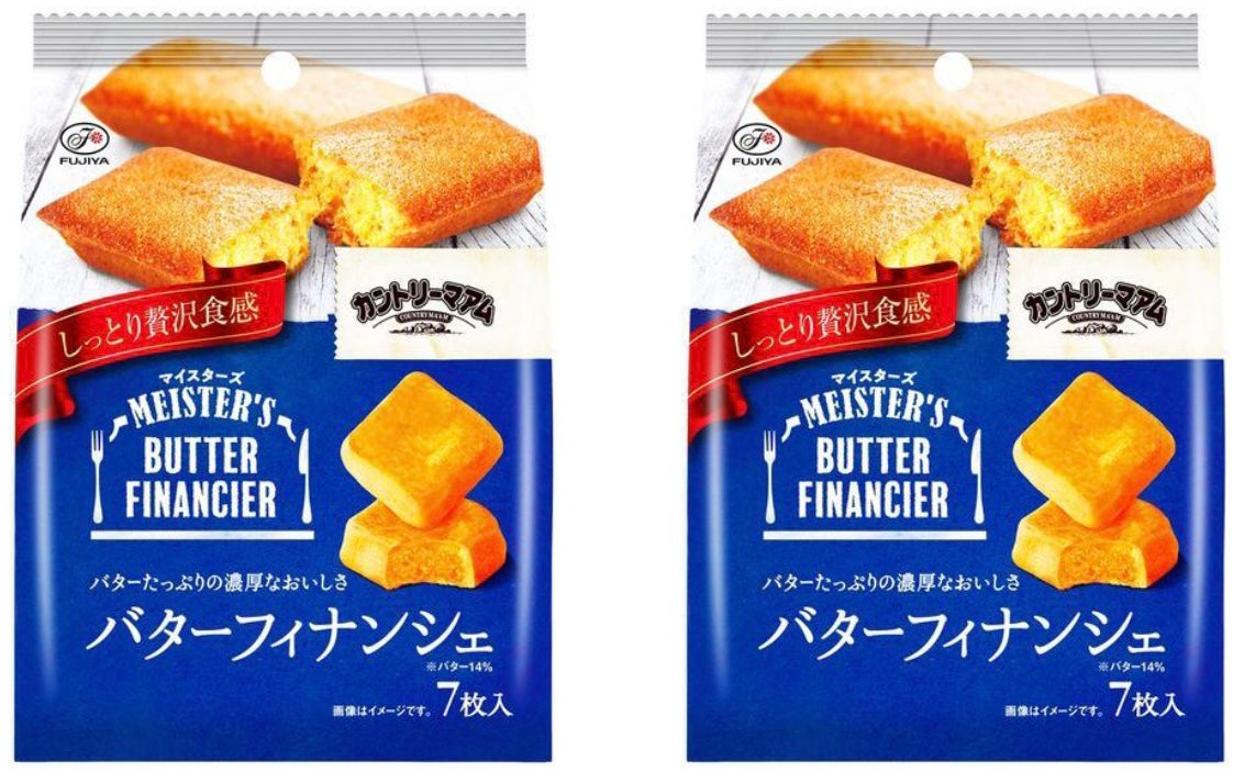 Japanese Country Ma’am Butter Financier Cake Candy Sweet Snack Food FUJIYA 78g
