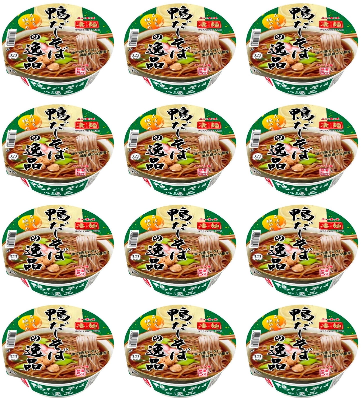 Japanese Soba Noodles Duck Meat KAMO Chicken Instant Soup Cup Food YAMADAI 117g