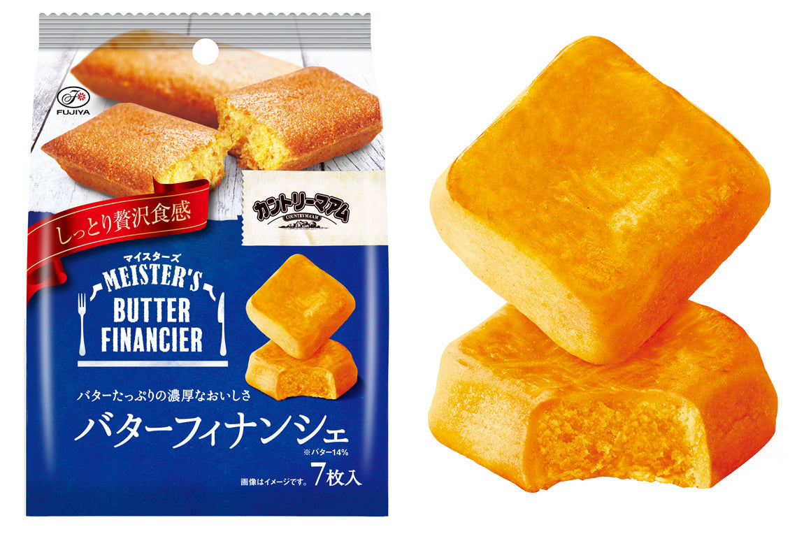 Japanese Country Ma’am Butter Financier Cake Candy Sweet Snack Food FUJIYA 78g