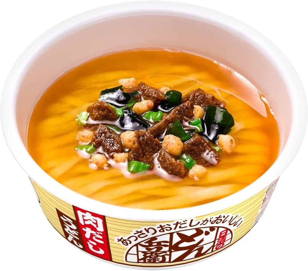 NISSIN Donbei Udon Noodles Beef Bonito Soy Sauce Soup Instant Cup Japanese 72g