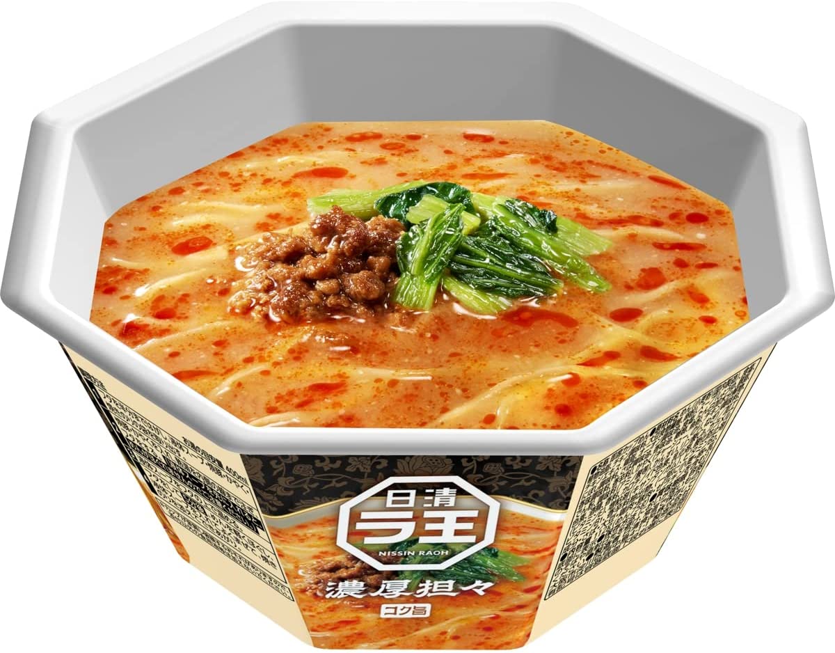 Nissin RAOH Noodles Ramen Dandan Spicy Pork Cup Soup Instant Food Japanese 128g