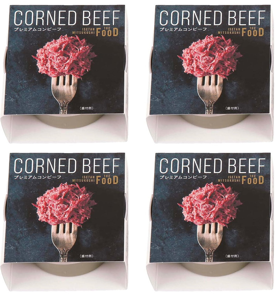 Japanese Canned Corned Beef Food Preserved Snack Mitsukoshi Isetan Premium 70g
