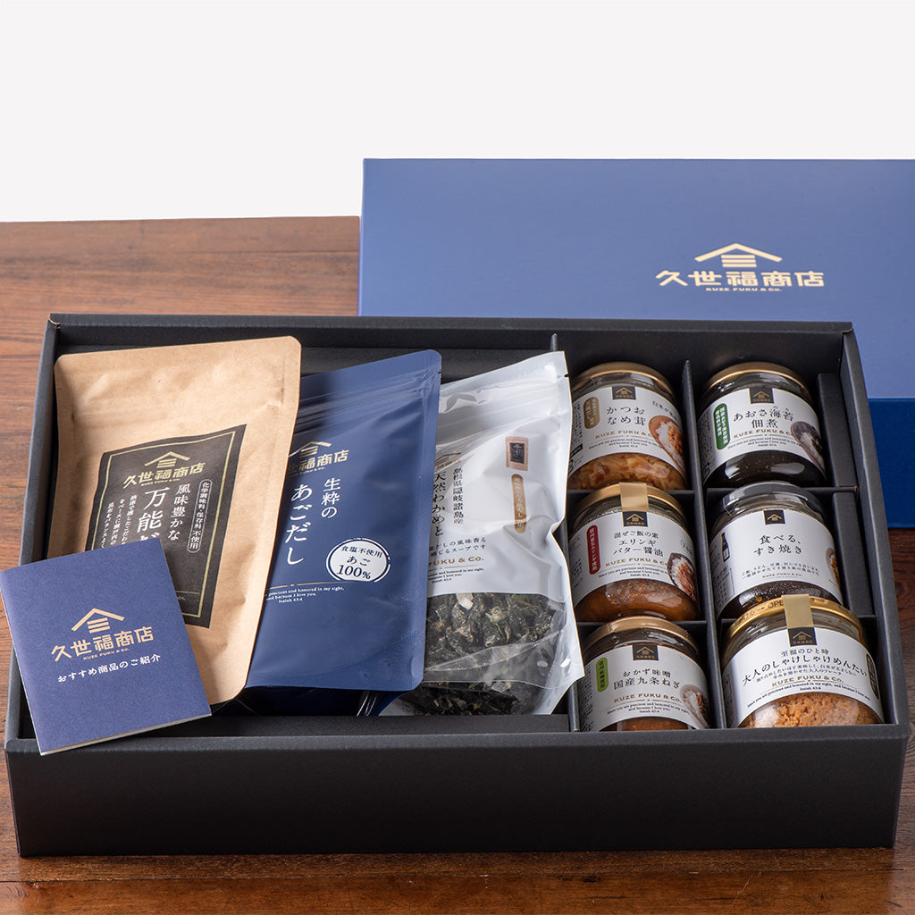 Japanese Furikake Rice Topping Seasoning Miso Soy Sauce Food Gift Box KUZE FUKU