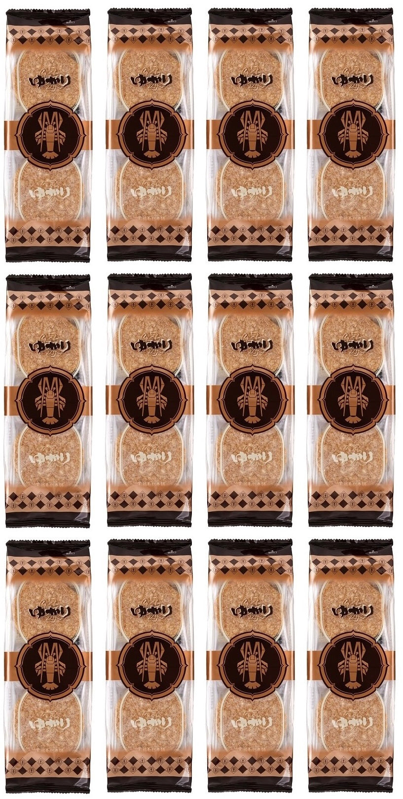 Japanese Rice Crackers Shrimp Senbei YUKARI Ebi Crispy Snack Food Bankaku 49g