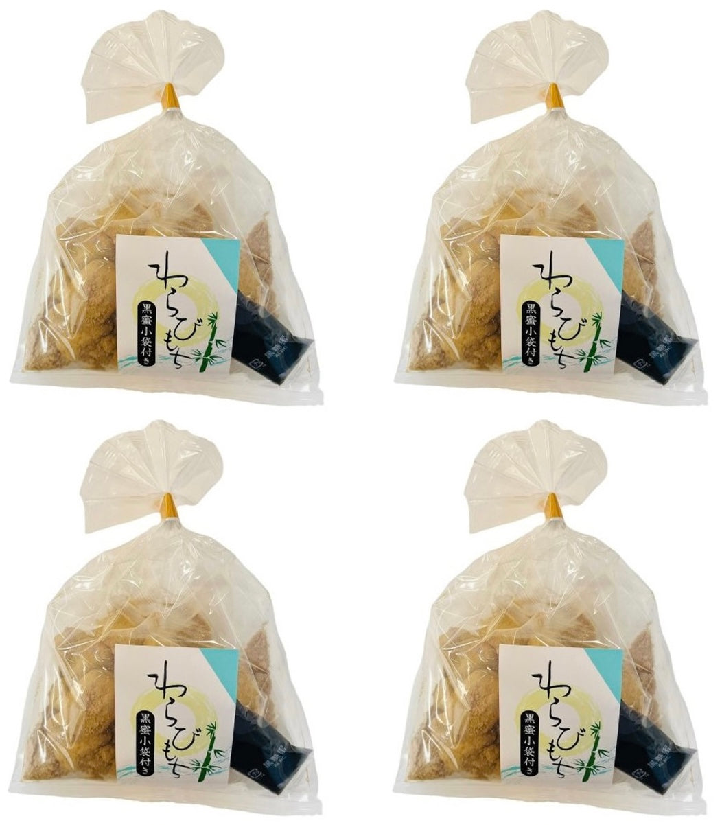 Japanese Mochi Warabi Rice Cake Kinako Candy Sweet Brown Sugar Syrup SEIKI 220g Soy Beans Flour Dessert