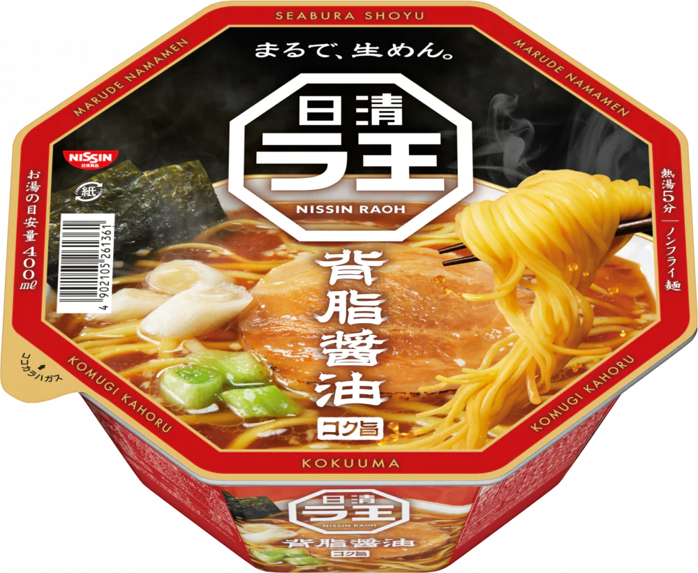 Nissin Noodles Ramen RAOH Soy Sauce Chicken Cup Soup Instant Food Japanese 112g