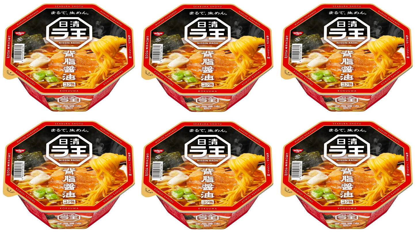 Nissin Noodles Ramen RAOH Soy Sauce Chicken Cup Soup Instant Food Japanese 112g