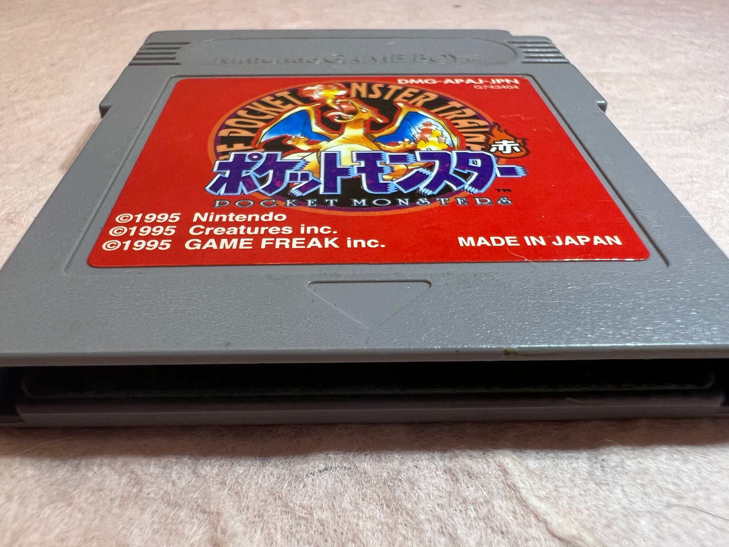 Pokemon Red Gameboy Game Boy GB GBC Cartridge USED Charizard Authentic Japanese