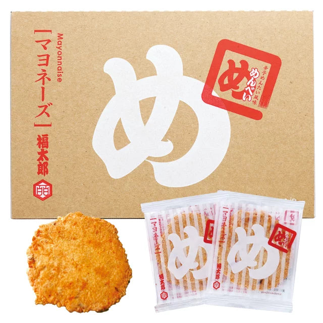Japan MENBEI Rice Crackers Senbei Mentai Mayo Spicy Crispy Snack FUKUTARO 150g