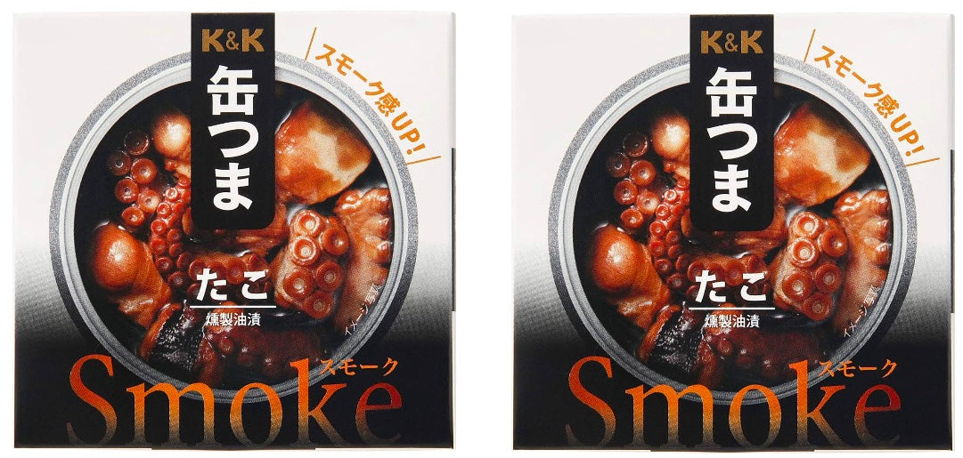 Canned Food Octopus KANTSUMA Smoke Oil Preserved Prepared Snack Japanese 50g