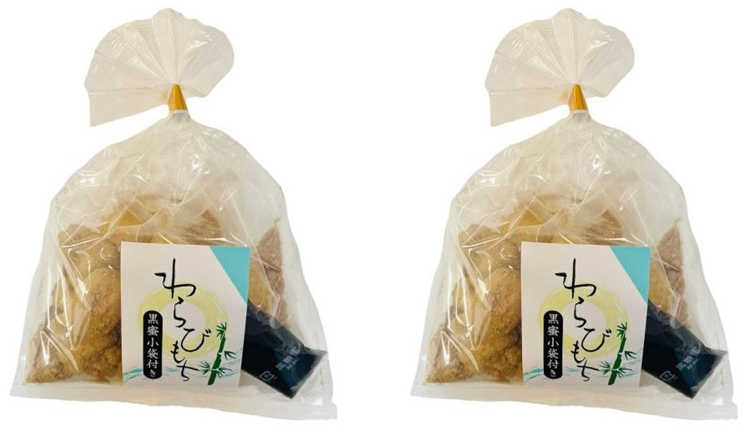 Japanese Mochi Warabi Rice Cake Kinako Candy Sweet Brown Sugar Syrup SEIKI 220g Soy Beans Flour Dessert