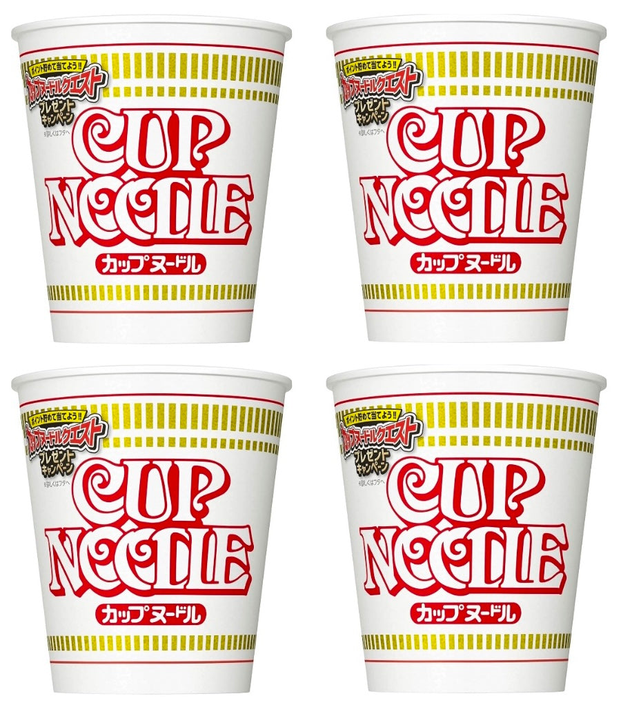 NISSIN Cup Noodle Ramen Soy Sauce Egg Meat Instant Food Cup Soup Japanese 78g