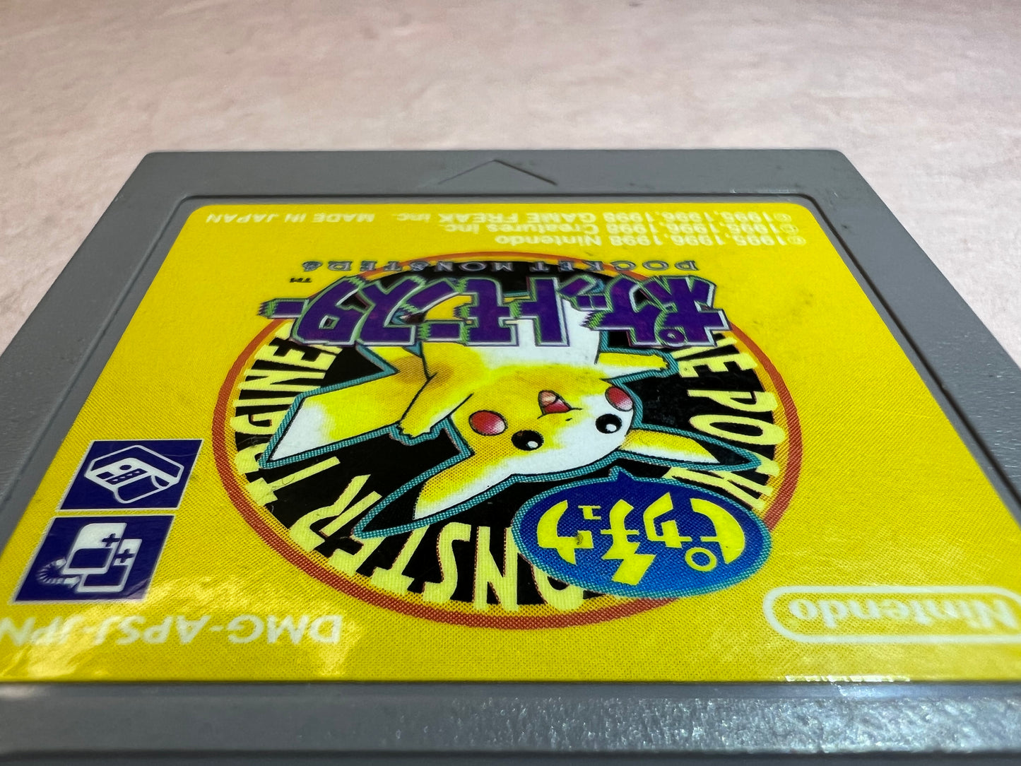 Pokemon Yellow Pikachu Used GameBoy GB Game Boy Japanese Authentic Japan NTSC-J