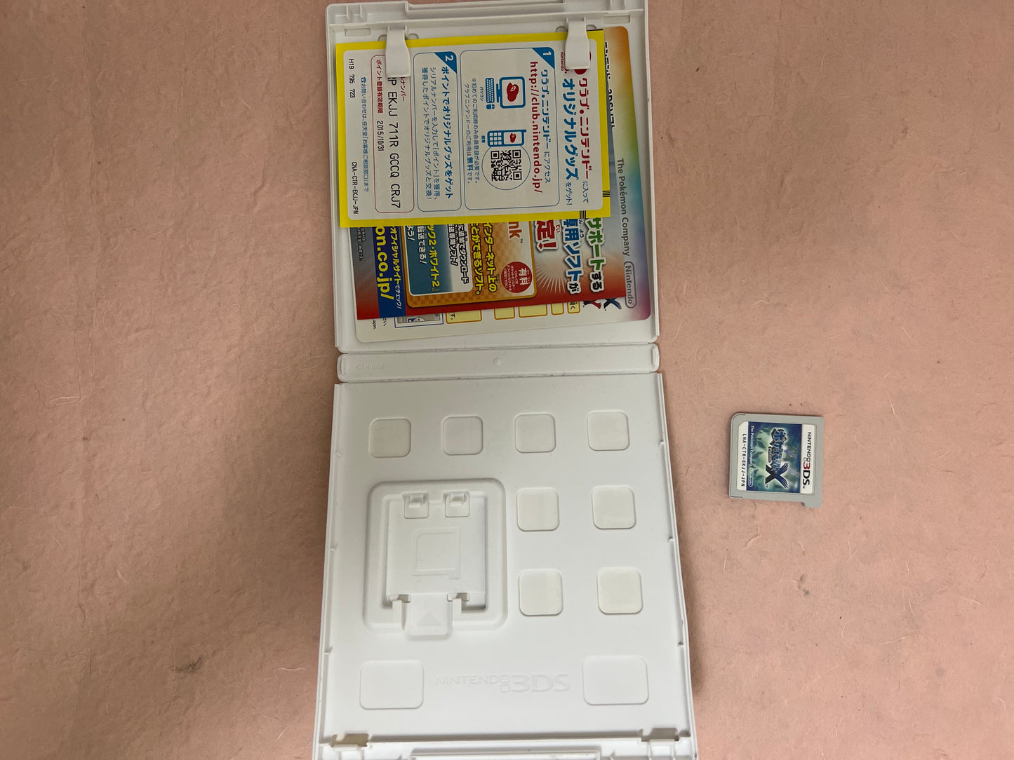 POKEMON SUN MOON X Y 3DS Used NTSC-J Japan Manual Case Cartridge Box Game 4 Set