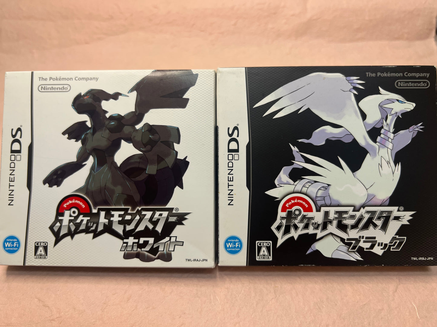 POKEMON SUN MOON BLACK WHITE Used DS NDS NTSC-J Game Case Box Manual 4 Set Japan