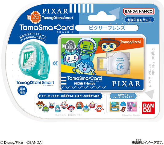 Japanese Tamagotchi PIXAR Tama Sma Card Smart Watch Friends Disney BANDAI TOYS