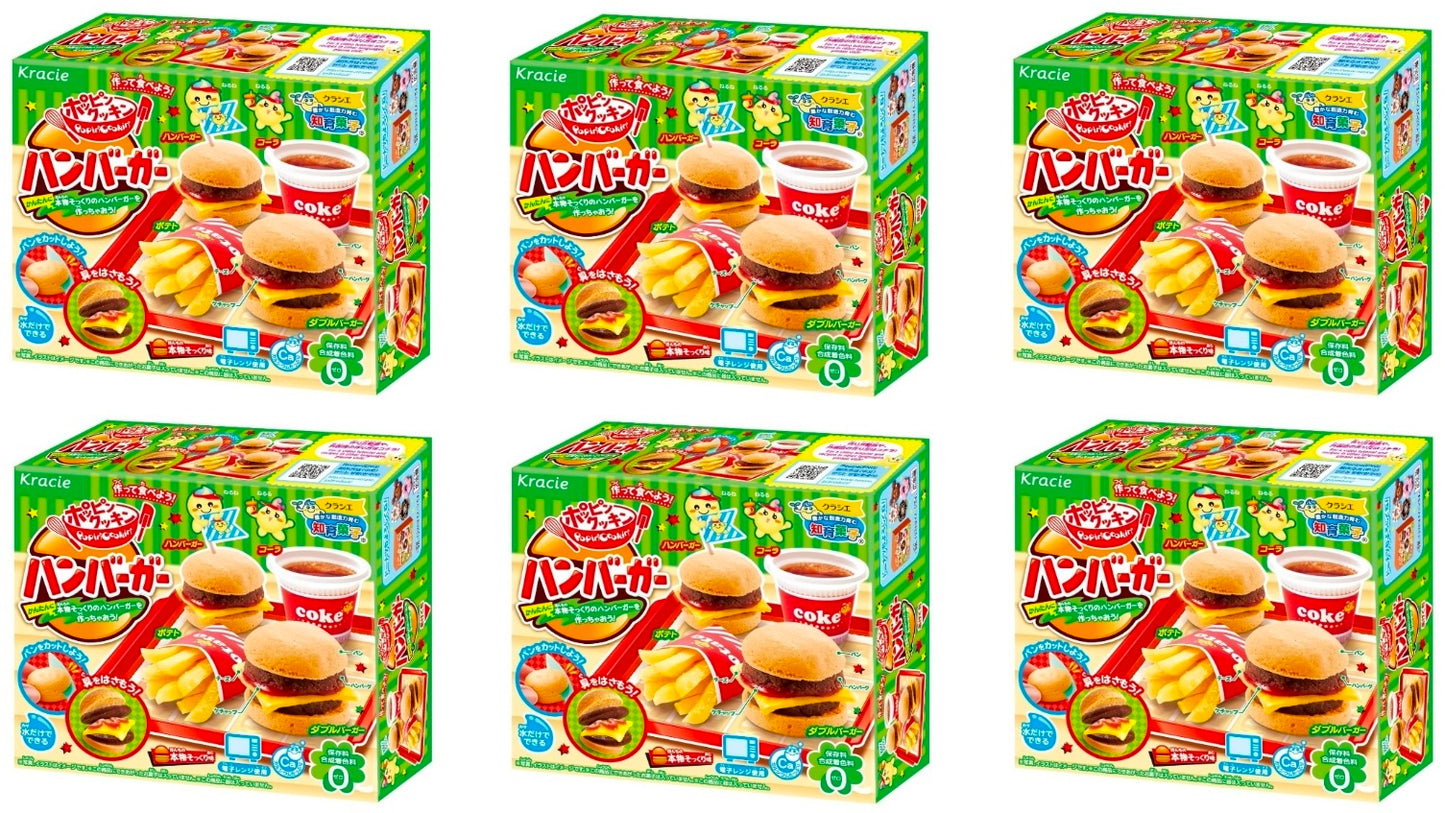 Japanese Popin Cookin Hamburger Cheese Potato Cola Hamburg Snack DIY Kit Kracie