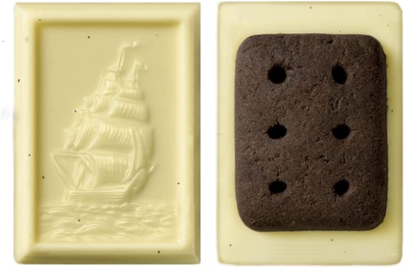 Japanese Chocolate ALFORT Biscuits Vanilla Cream Candy Sweet Snack Bourbon 55g