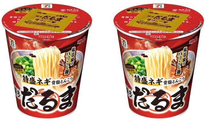 Japanese Ramen Noodles DARUMA Tonkotsu Pork Soup Cup Seven Premium MYOJO 97g