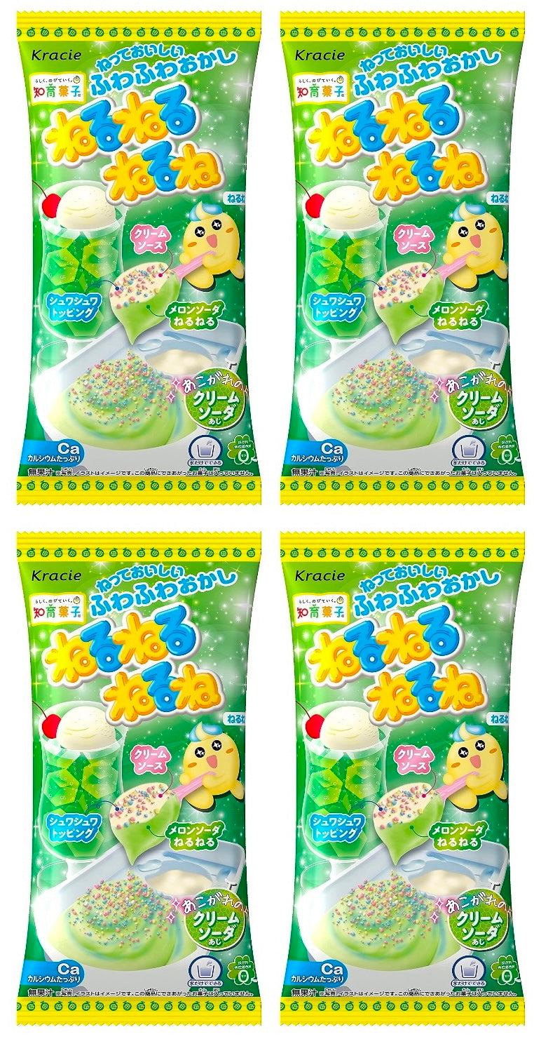 Japanese Nerunerunerune Cream Soda Melon Pop Sauce Snack Candy Sweet Cracie 21g