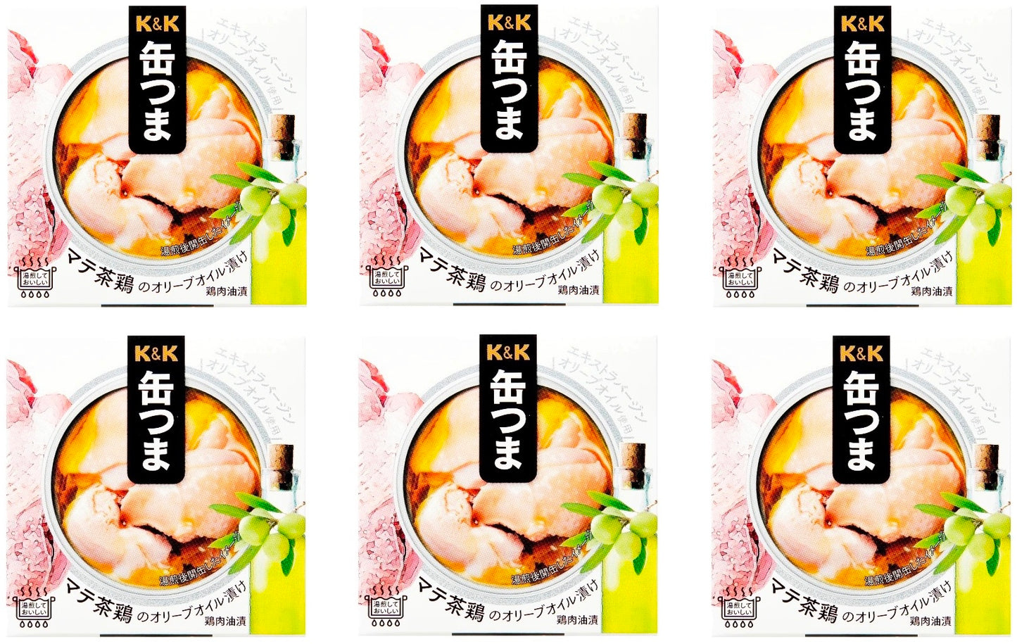 Canned Food Chicken KANTSUMA Olive Oil Garlic Preserved Snack Food Japanese 150g