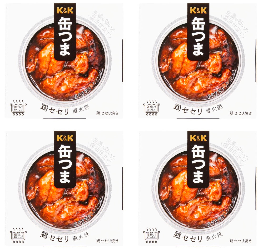 Canned Food Chicken Neck Meat KANTSUMA Grilled Preserved Snack Food Japanese 50g