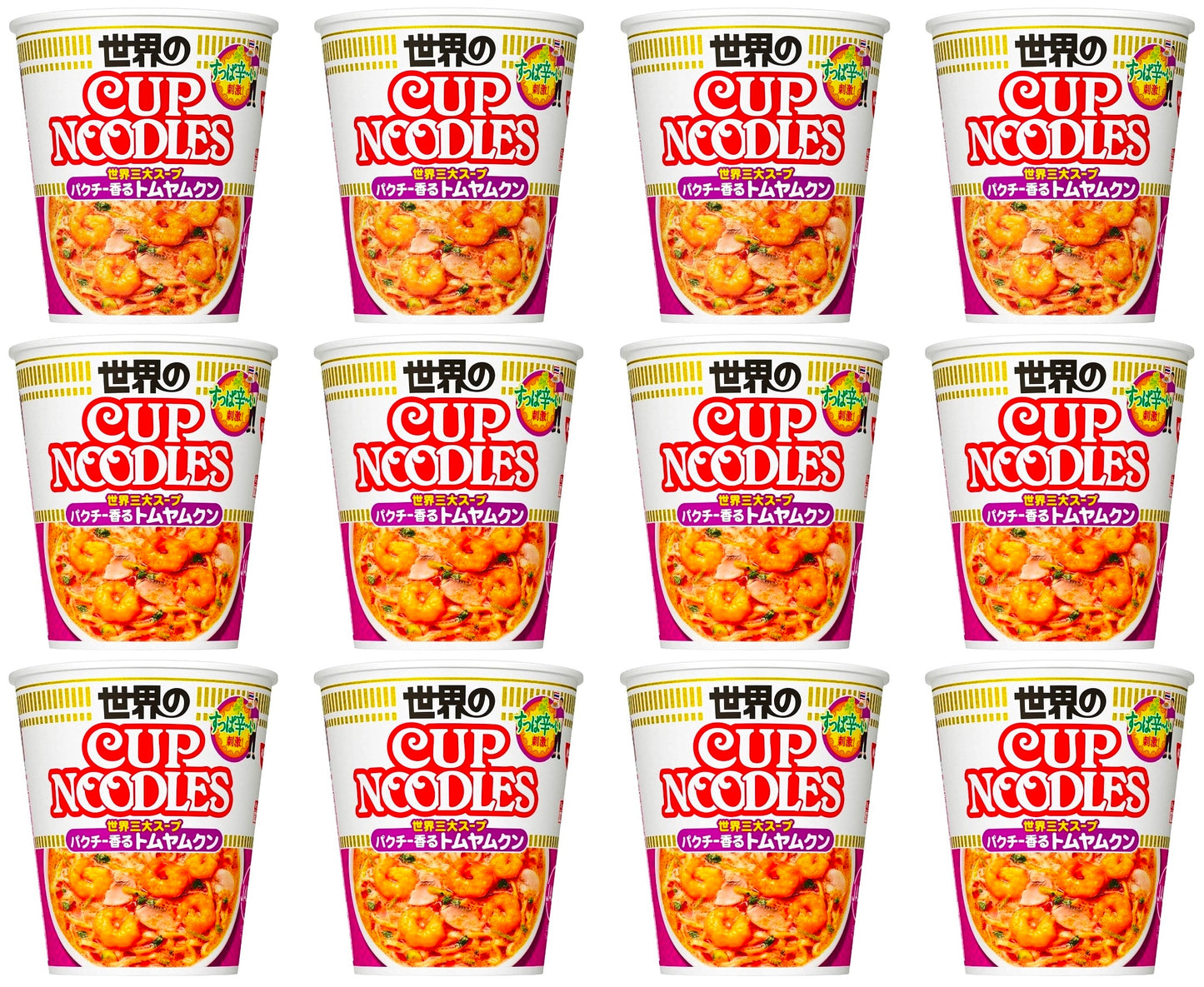 NISSIN CUP NOODLE RAMEN Tom Yam Kung Spicy Ethnic Soup Instant Food Japanese 75g