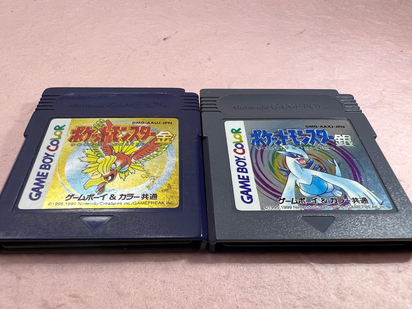 Japanese Pokemon Crystal Gold Silver Yellow Green Red GameBoy Color Used Game Japan 9 Cartridge NTSC-J