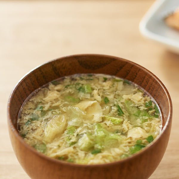 MUJI Freeze Dried Miso Soup Egg Cabbage Instant Food Broth Diet Cup Japan 39.8g