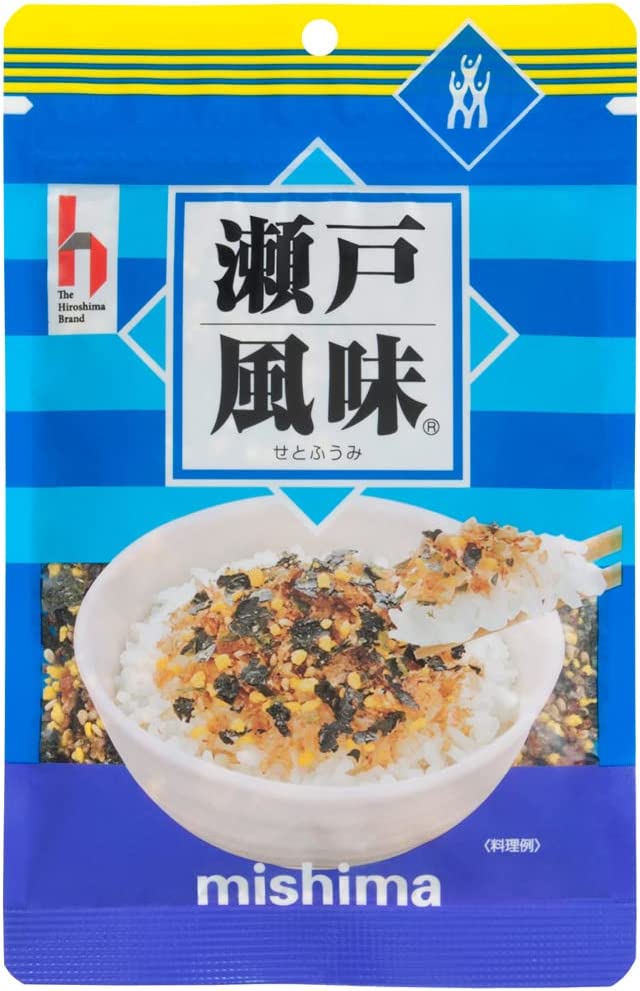 JAPANESE Furikake Rice Seasoning Powder Flake Bonito Seaweed Food Mishima 40g
