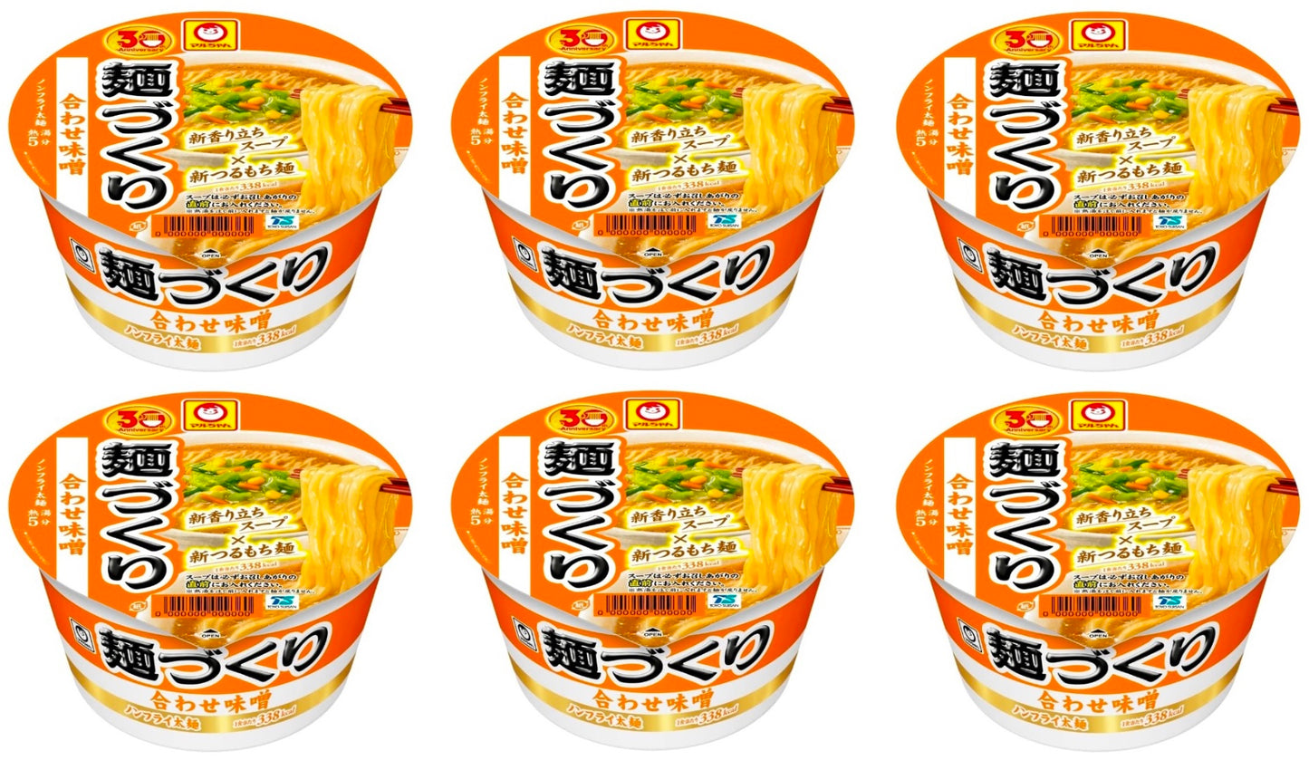 Maruchan Ramen Noodles MENDUKURI Miso Pork Cup Soup Instant Food Japanese 104g