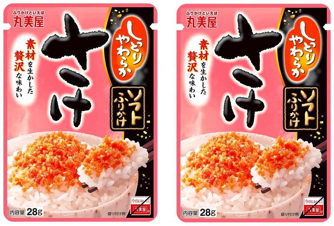 JAPANESE Furikake Rice Salmon Seasoning Powder Soft Flake Sprinkles Marumiya 28g