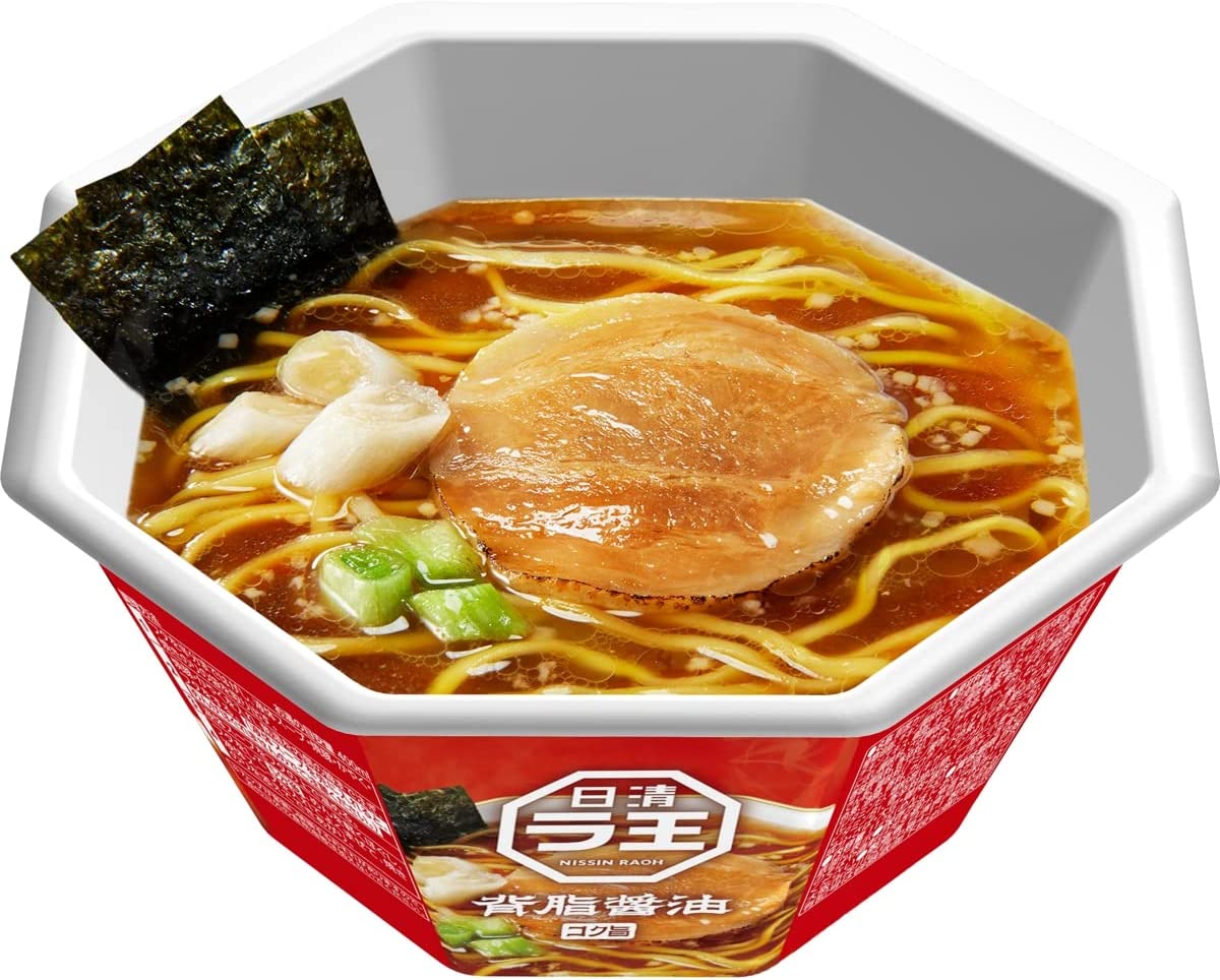 Nissin Noodles Ramen RAOH Soy Sauce Chicken Cup Soup Instant Food Japanese 112g