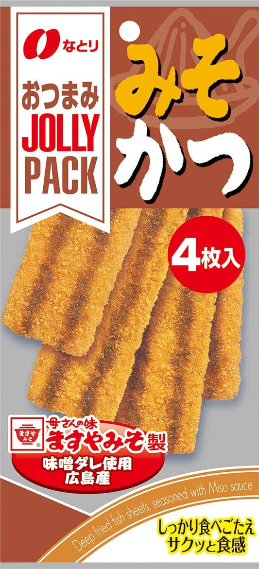 Beer Snack Pork Miso Tonkatsu Fried Cutlet Food Nibbles Sheets Japan Natori 64g