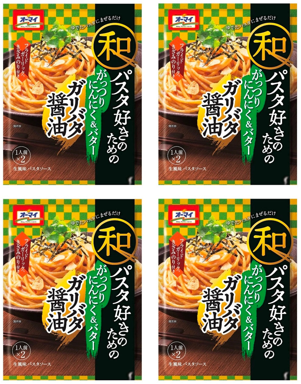 Japanese Pasta Spaghetti Garlic Butter Soy Sauce Seaweed Food Oh'my Nippn 52.6g